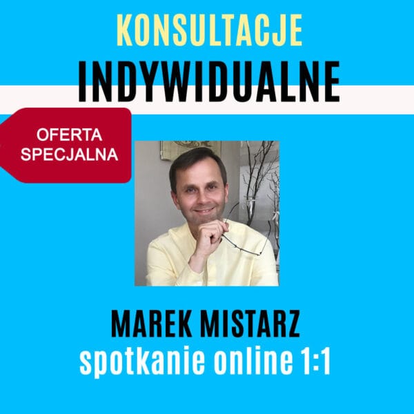 Konsultacje indywidualne - Marek Mistarz - oferta specjalna dla członków PREMIUM lub EKSPERT