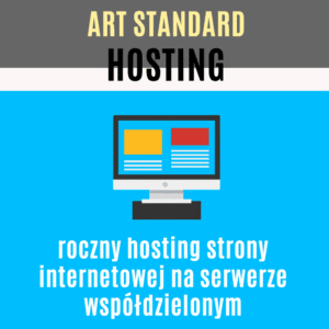 Pakiet ART STANDARD Hosting - roczny hosting strony internetowej na serwerze współdzielonym