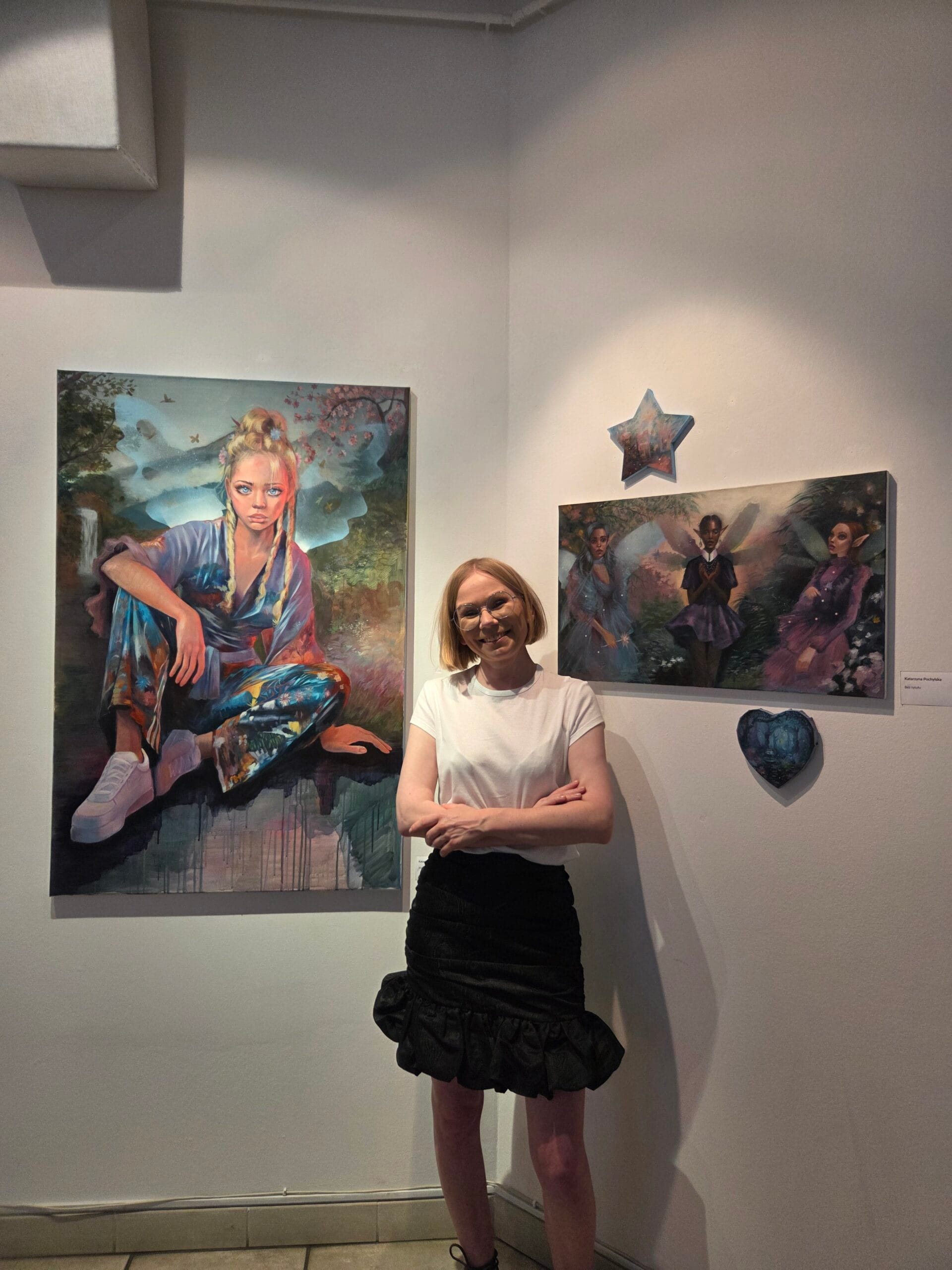 Kasia Rogoża na wystawie w Mysłowicach